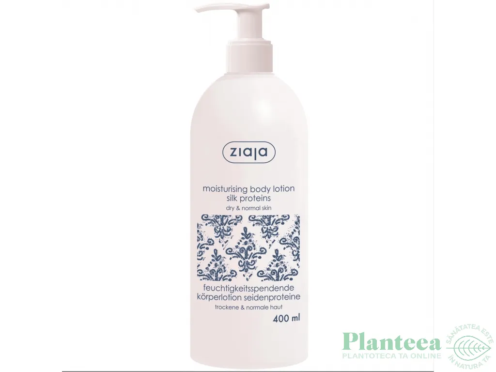 Lotiune corp hidratanta proteine matase 400ml - ZIAJA