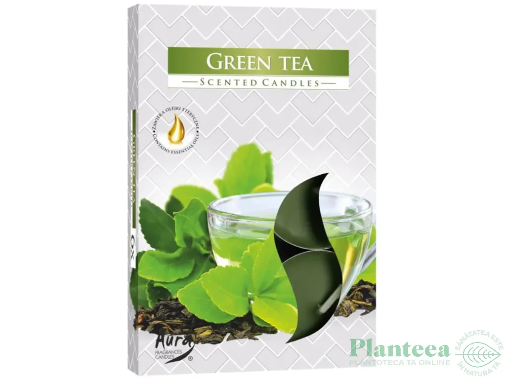 Lumanari pastila parfumate 4h ceai verde 6b - AURA