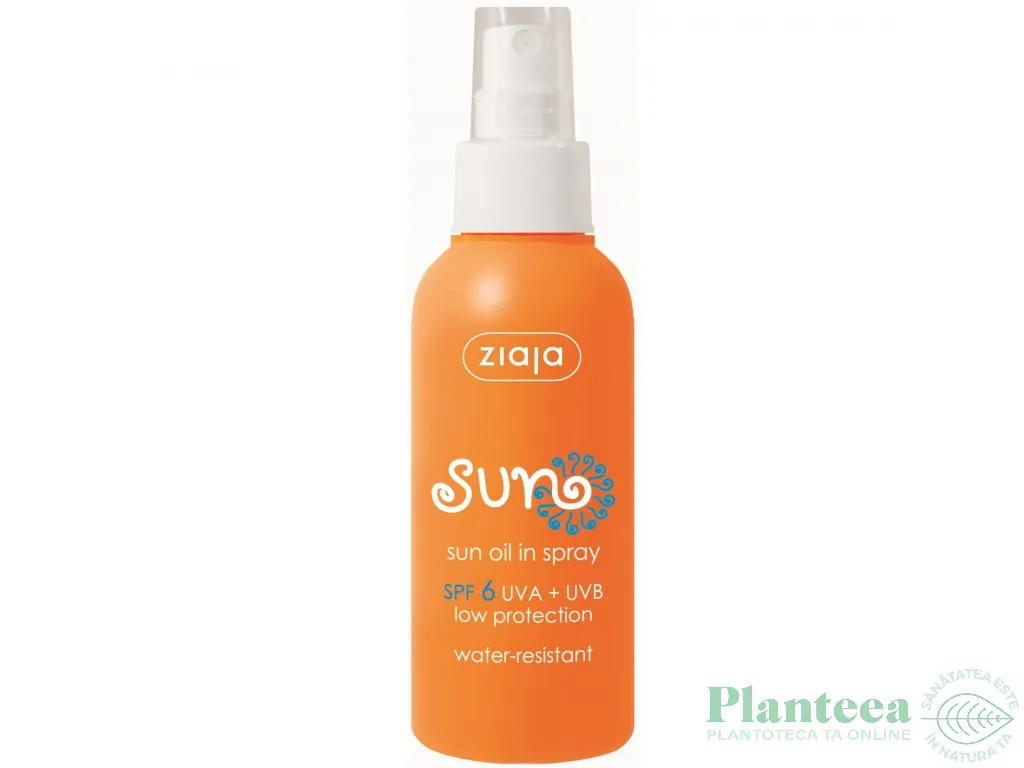 Ulei spray bronzant pt plaja spf6 125ml - ZIAJA