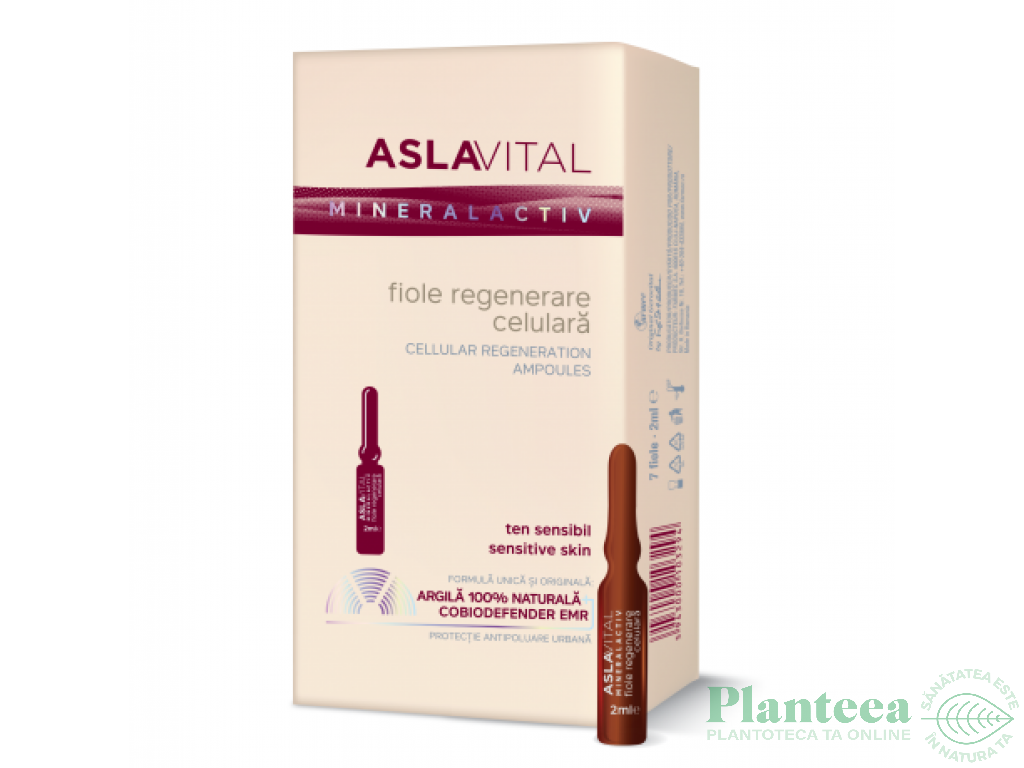 Fiole regenerare celulara 7x2ml - ASLAVITAL MINERALACTIV