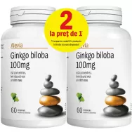 Pachet Ginkgo Biloba 100mg 2x60cp - ALEVIA