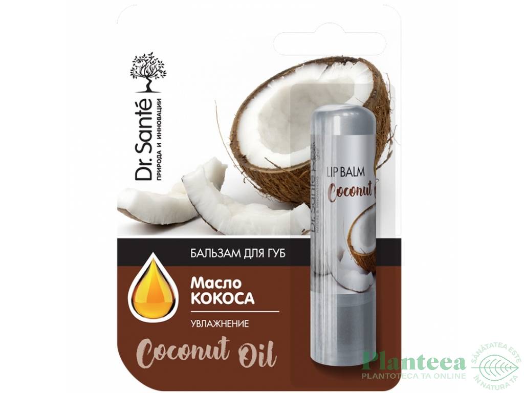 Balsam buze hidratant ulei cocos 3,6g - DR SANTE