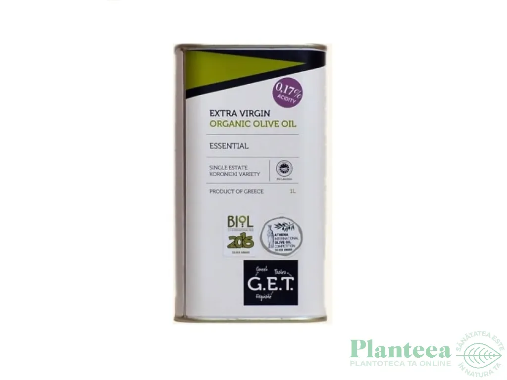 Ulei masline extravirgin bio 1L - G.E.T.