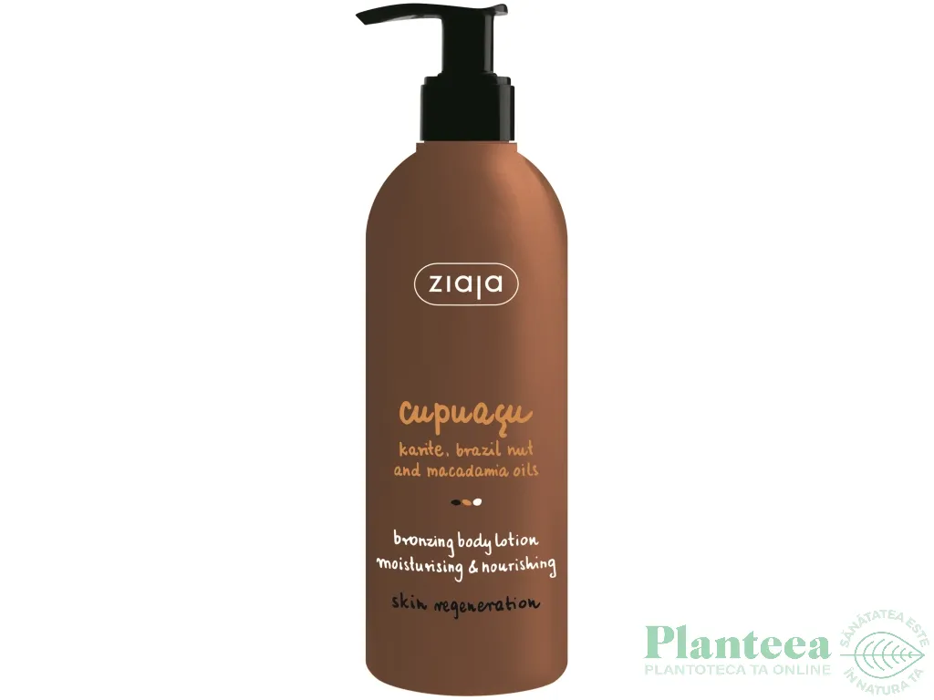 Lotiune corp autobronzanta hidratanta nutritiva Cupuacu 300ml - ZIAJA