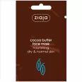 Masca nutritiva hidratanta Unt Cacao 7ml - ZIAJA