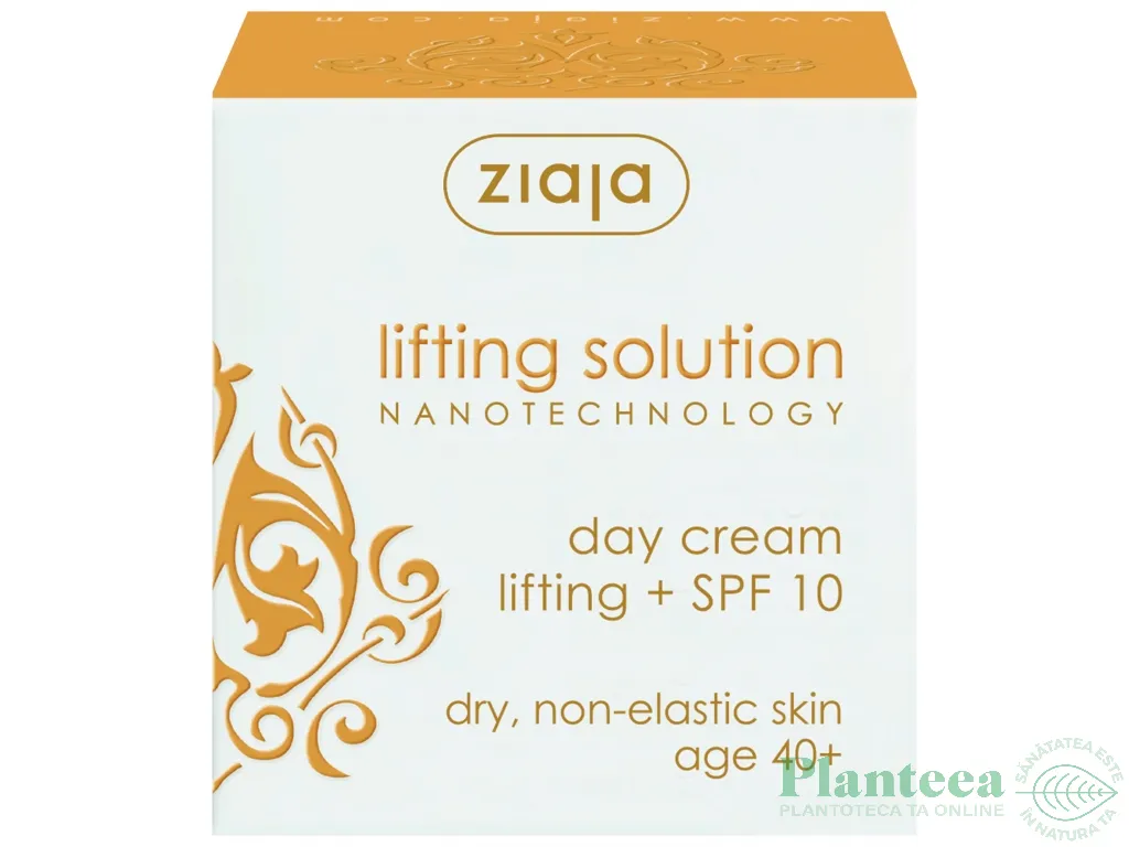 Crema zi lifting spf10 ten matur 40+ Lifting Solution 50ml - ZIAJA