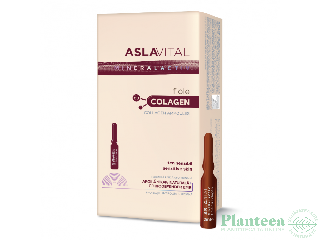 Fiole colagen 10x2ml - ASLAVITAL MINERALACTIV