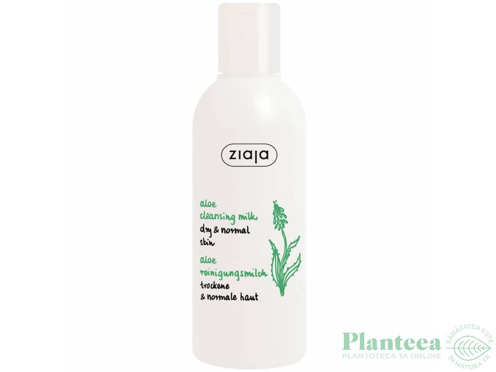 Lapte demachiant aloe vera 200ml - ZIAJA