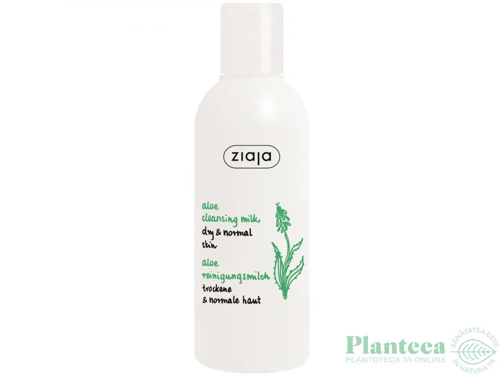 Lapte demachiant aloe vera 200ml - ZIAJA