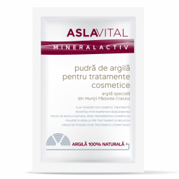 Argila pudra tratamente cosmetice plic 20g - ASLAVITAL MINERALACTIV