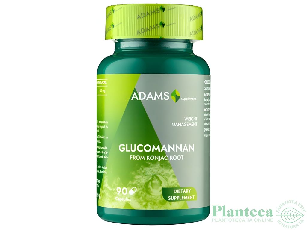 Glucomannan 450mg 90cps - ADAMS SUPPLEMENTS