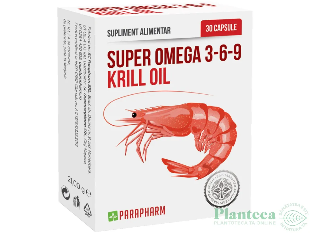 Super omega369 krill oil 30cps - PARAPHARM
