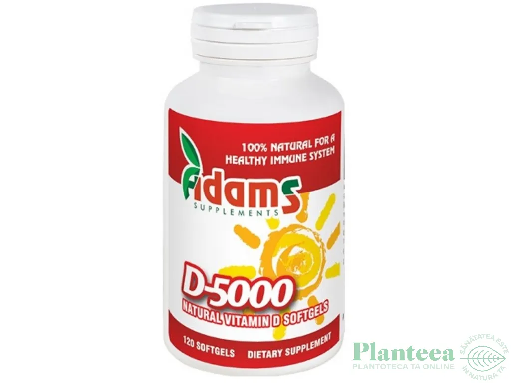 Vitamina D 5000ui 120cp - ADAMS