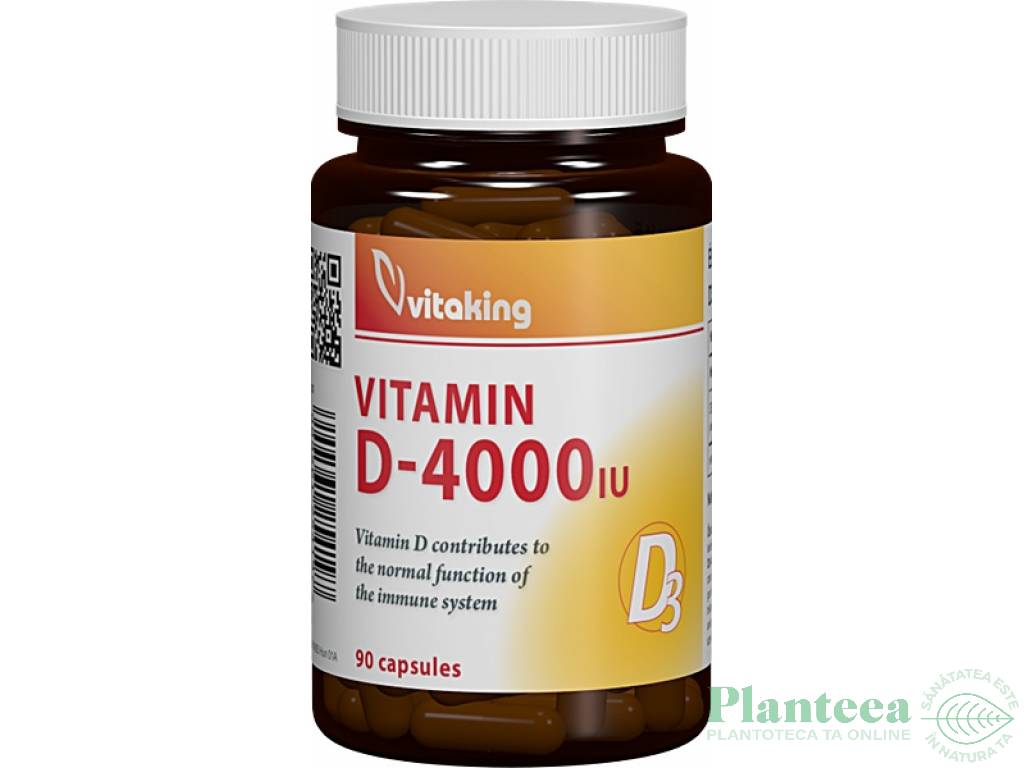 Vitamina D 4000ui 90cps - VITAKING