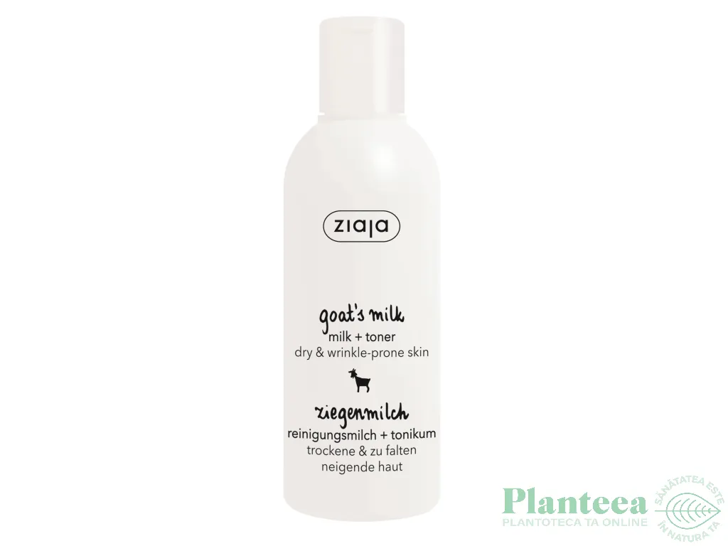 Lapte demachiant tonic Lapte Capra 200ml - ZIAJA