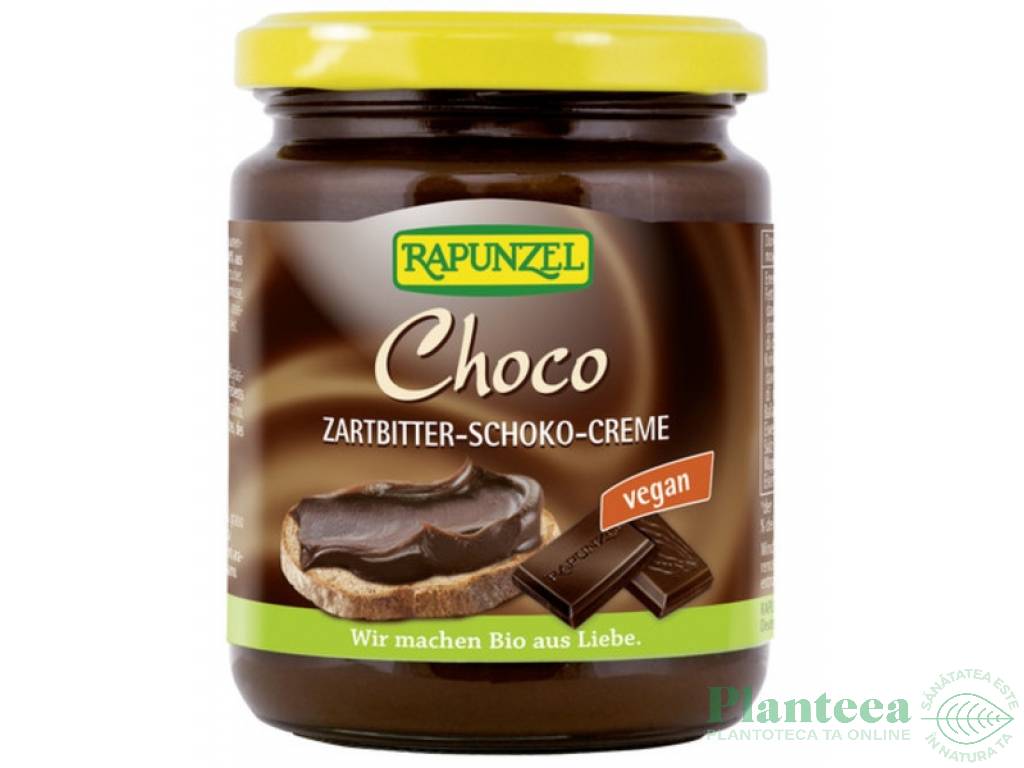 Crema desert ciocolata amaruie eco 250g - RAPUNZEL
