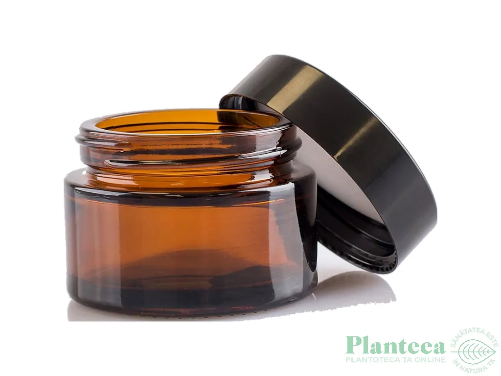 Borcanel sticla bruna Ambra fara capac 30ml - ELLEMENTAL