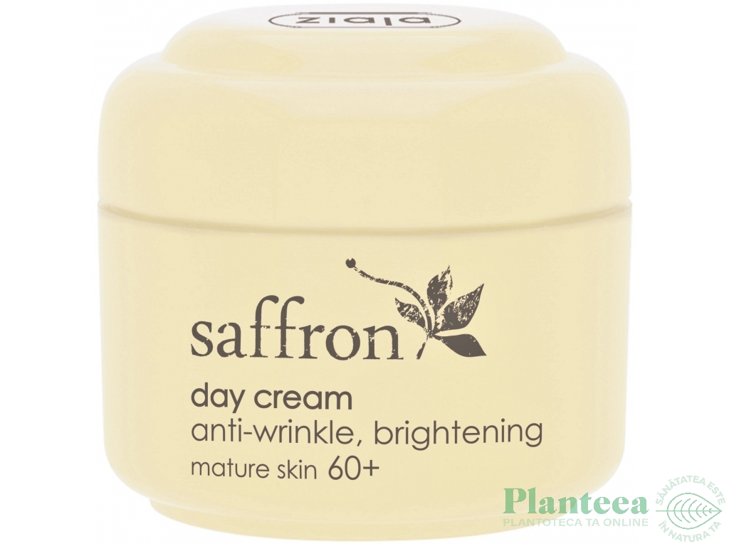 Crema zi antirid iluminatoare spf6 ten matur 60+ Saffron 50ml - ZIAJA