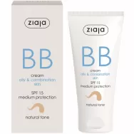 Crema BB nuanta naturala spf15 ten gras/mixt 50ml - ZIAJA