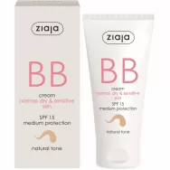 Crema BB nuanta naturala spf15 ten uscat/sensibil 50ml - ZIAJA