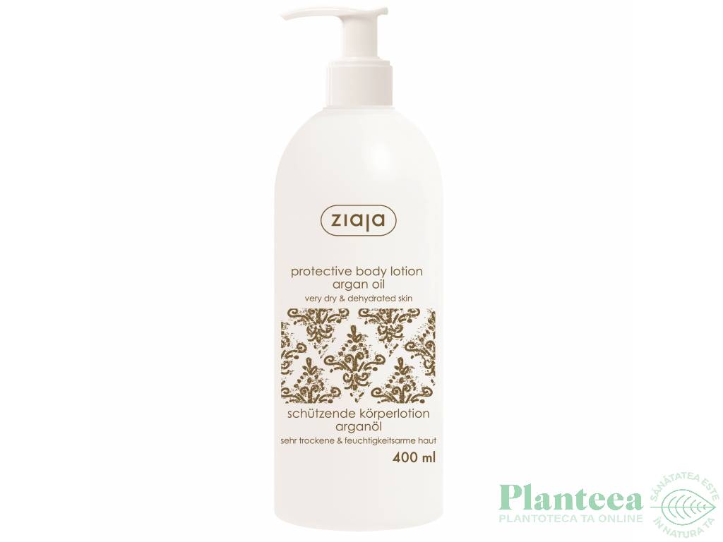 Lotiune corp protectoare ulei argan 400ml - ZIAJA