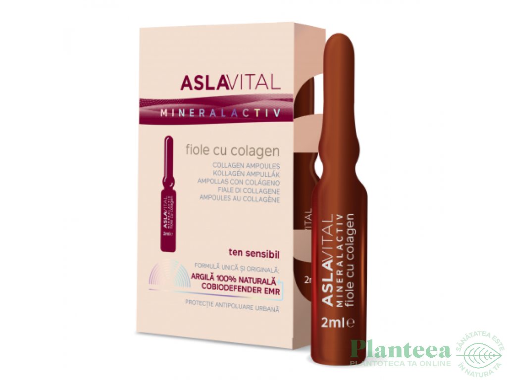 Fiola colagen 2ml - ASLAVITAL MINERALACTIV