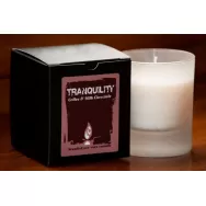 Candela sticla ceara soia 40h Tranquility 130g - D`ECO