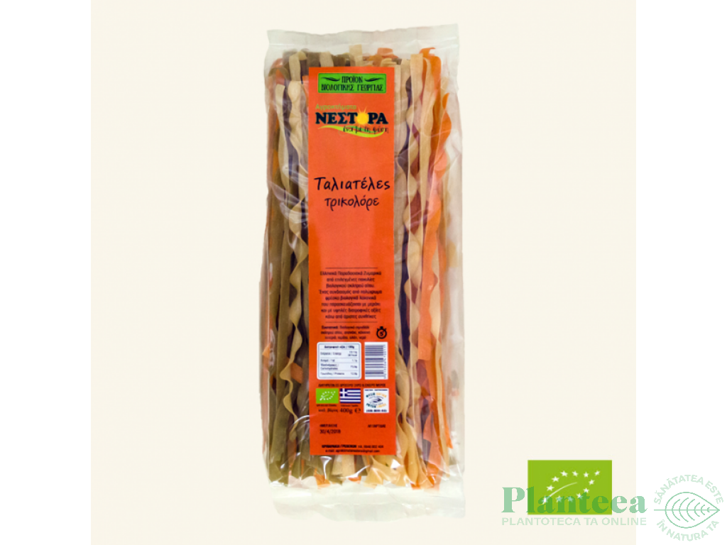 Paste tagliatelle grau tricolore 400g - NESTORA