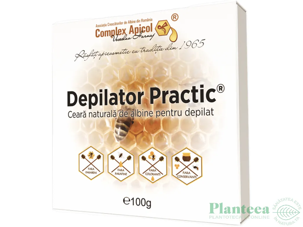 Ceara epilatoare Practic Depilator 100g - COMPLEX APICOL