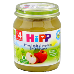 Piure mere bebe +4luni 125g - HIPP ORGANIC