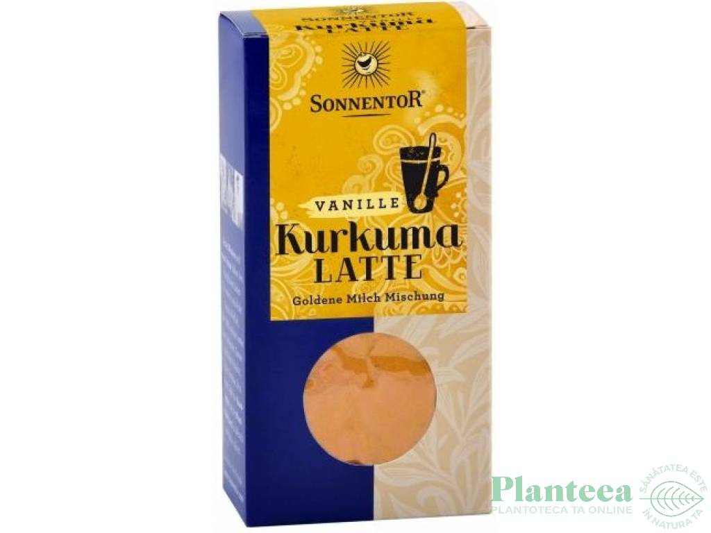 Latte instant turmeric vanilie eco 60g - SONNENTOR