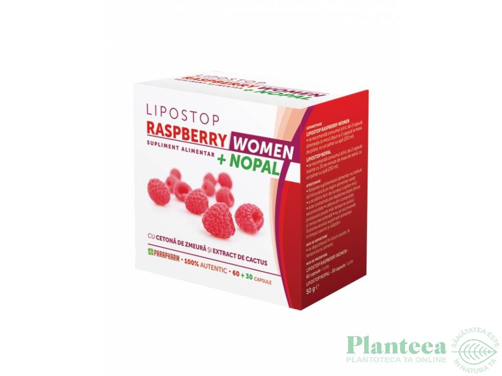 Kit Lipostop Women [Raspberry 60cps+Nopal 30cps] 2b - PARAPHARM