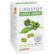 Lipostop cafea verde 30cps - PARAPHARM