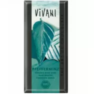 Ciocolata neagra 68%cacao menta eco 100g - VIVANI