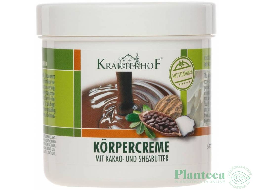 Crema corp cacao unt shea vitamine 250ml - KRAUTERHOF