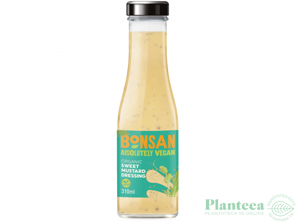 Sos mustar dulce vegan pt dressing 325g - BONSAN