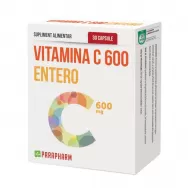 Vitamina C 600mg entero 30cps - PARAPHARM