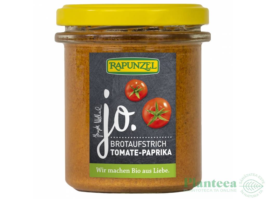 Pasta tartinabila tomate ardei JO eco 140g - RAPUNZEL