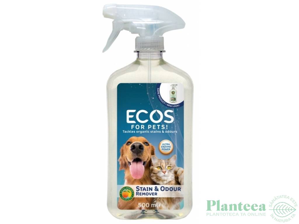 Solutie scos pete mirosuri animale 500ml - EARTH FRIENDLY