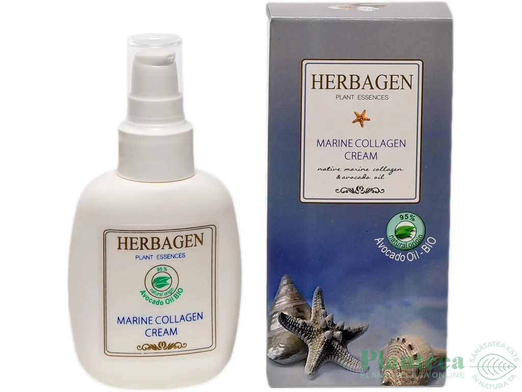 Crema fata colagen marin ulei avocado 100ml - HERBAGEN