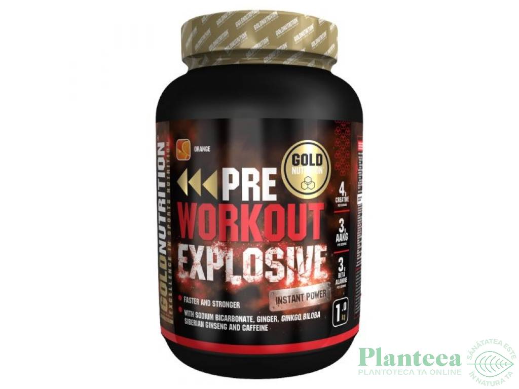 Pulbere energizanta pre workout Explosive 1kg - GOLD NUTRITION