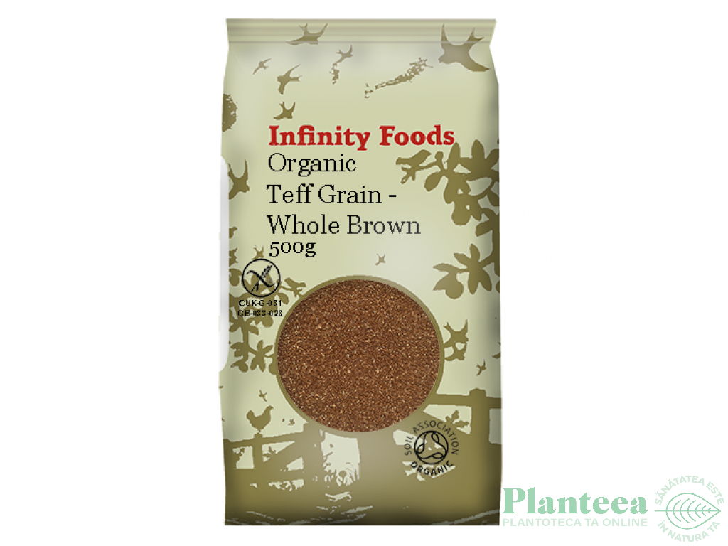 Teff boabe g (Mei etiopian) - Infinity foods, pret bun - Planteea