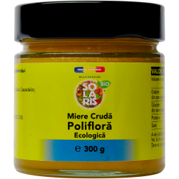 Miere poliflora cruda eco 300g - SOLARIS BIO