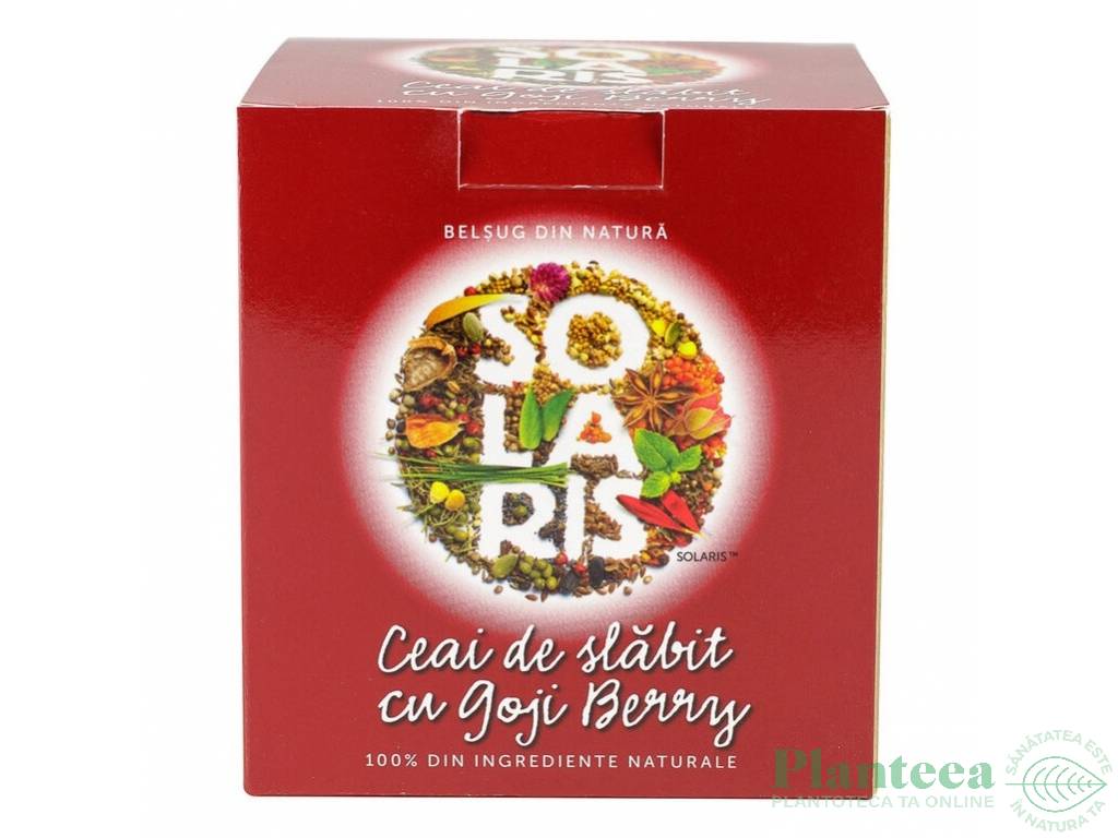 Ceai slabit goji berry 20dz - SOLARIS