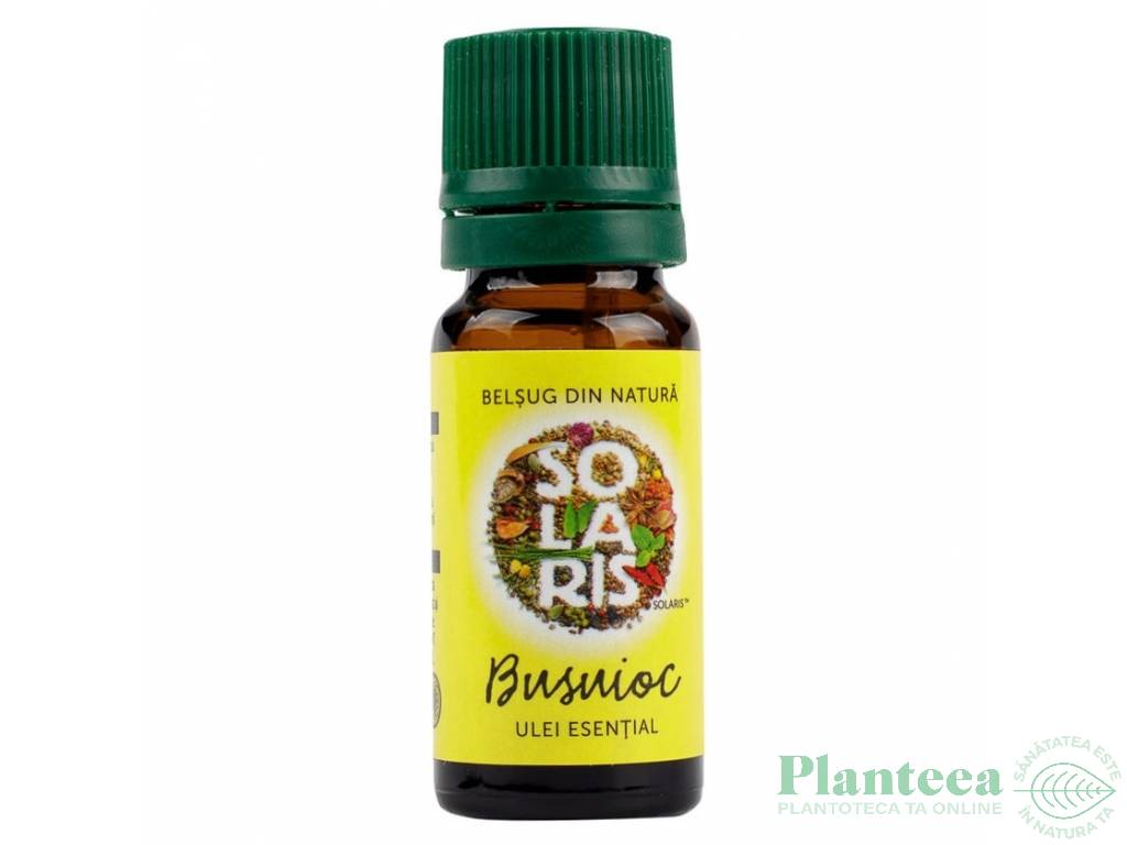 Ulei esential busuioc 10ml - SOLARIS