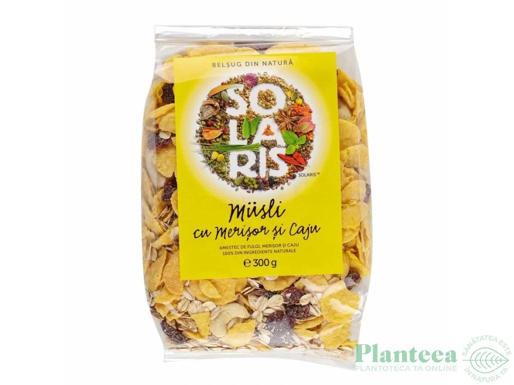 Musli merisor caju 300g - SOLARIS