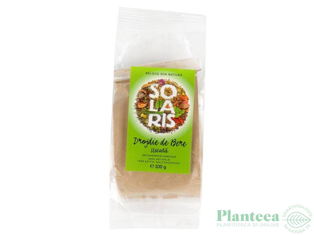 Drojdie bere uscata inactiva pulbere 100g - SOLARIS