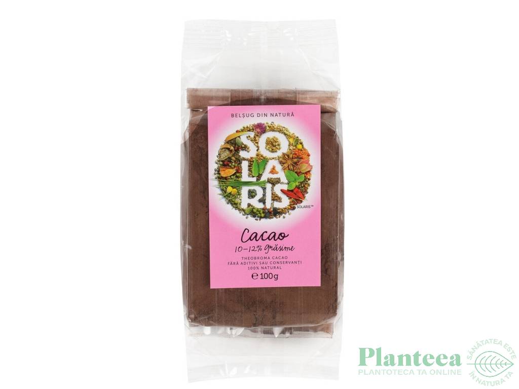 Cacao pulbere 12%grasime 100g - SOLARIS