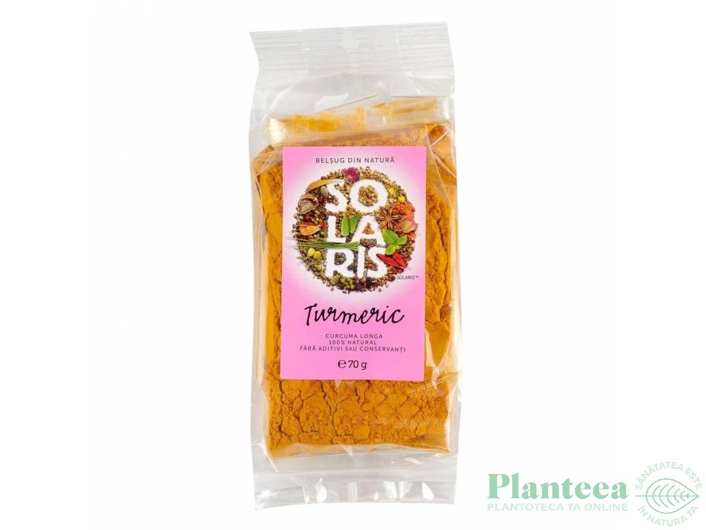 Condiment turmeric macinat 70g - SOLARIS