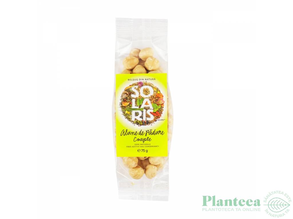 Alune padure coapte decojite 75g - SOLARIS